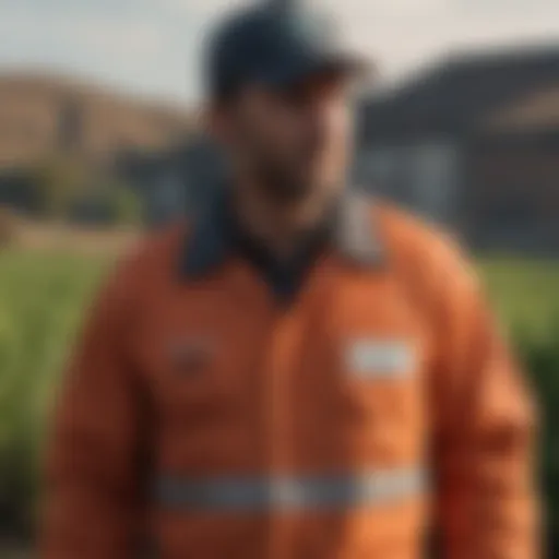 Durable unlined coveralls designed for agricultural tasks