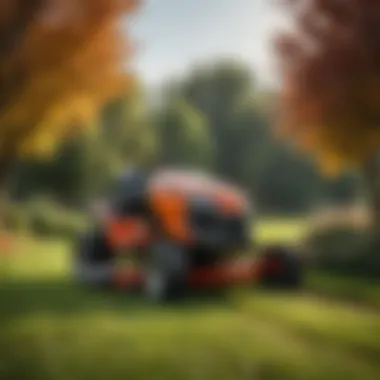 A side-by-side comparison of various zero turn mower models