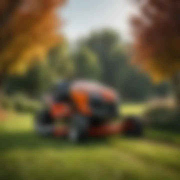 A side-by-side comparison of various zero turn mower models