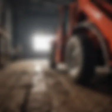 Farmers utilizing Titan pallet forks for efficient material handling