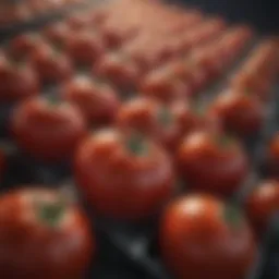 Innovative tomato packaging solutions showcasing variety in design.