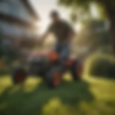 Application Techniques for Weed Killers A person applying weed killer to a lawn