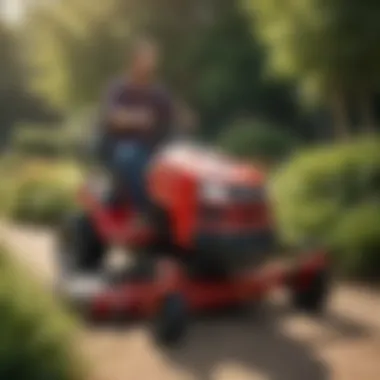 Sustainable Landscaping with Toro Rider Mowers Toro rider mower designed for sustainability in landscaping