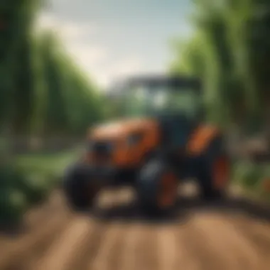 Enhancing Agricultural Efficiency with Forklifts All terrain forklift lifting agricultural produce