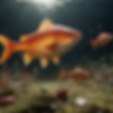 Effects of Antibiotics on Fish Health Diagram illustrating the effects of antibiotics on fish health