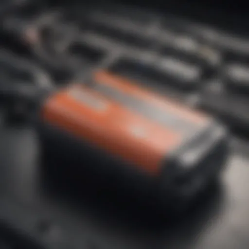 Illustration of car battery part number cross reference chart