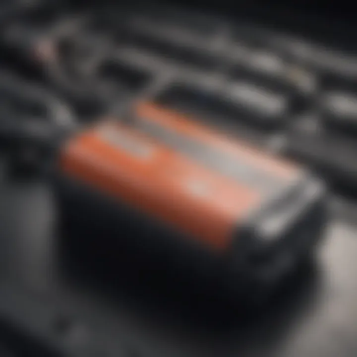 Illustration of car battery part number cross reference chart