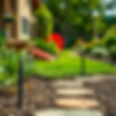 Transforming Spaces with Fresh Sod A beautifully landscaped area featuring fresh sod