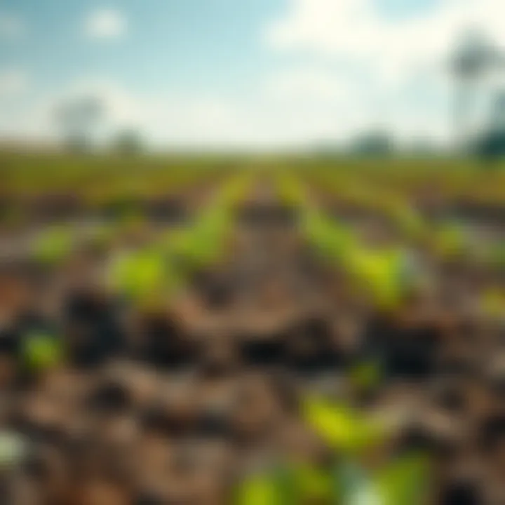 Soil Preparation for Optimal Growth Well-prepared soil ready for sod laying