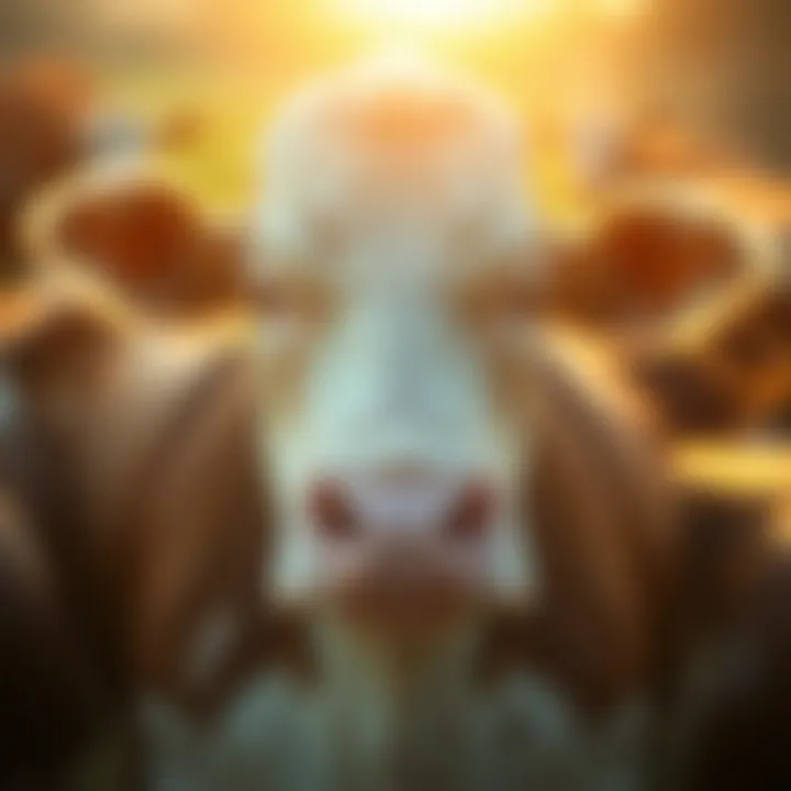 Visual representation of common symptoms experienced by individuals with dairy intolerance