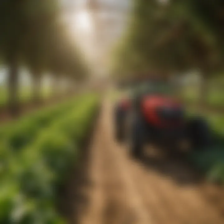 Case study depiction of Floramicro application in a farm setting
