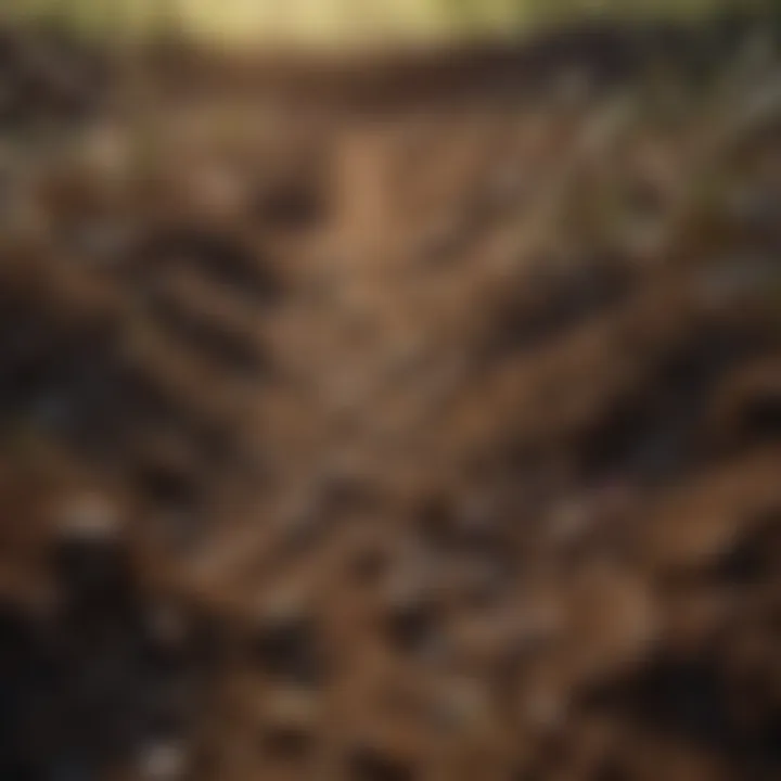 Visual representation of beneficial soil microbes