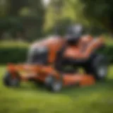 Detailed view of a lawn mower rear bagger showcasing its design features