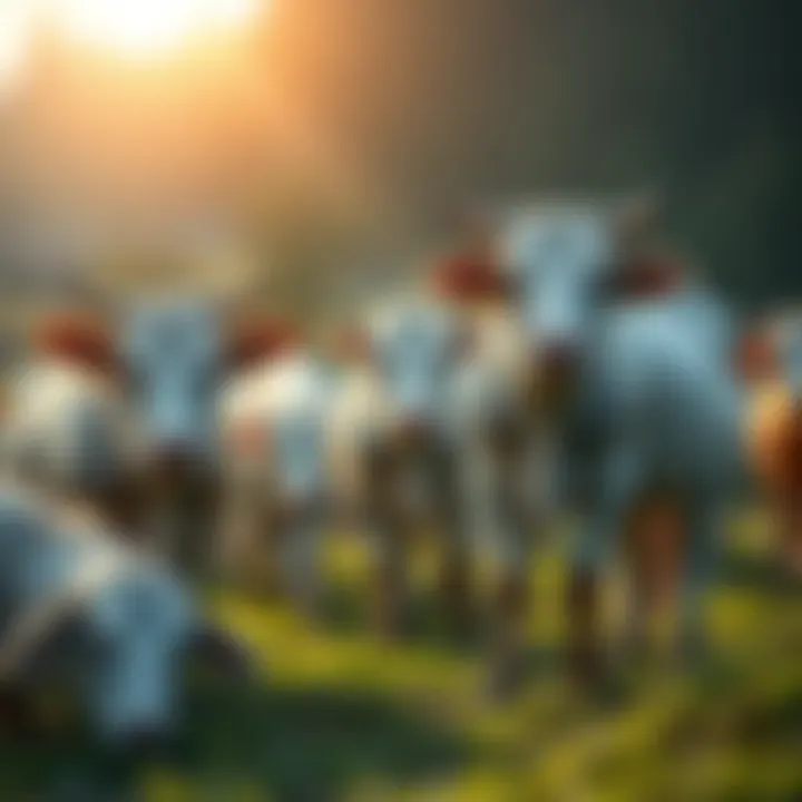 Healthy Livestock Management with Panacur C Livestock grazing in a healthy environment