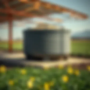 Infographic of maintenance protocols for poly fertilizer tanks