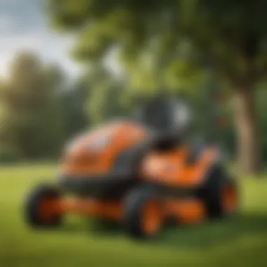Eco-Friendly Features of Ride-On Lawn Mowers Eco-friendly features of a ride-on mower highlighted