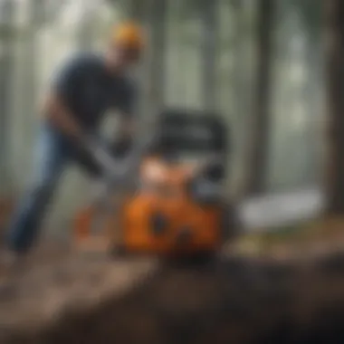 Environmental impacts of chainsaw use