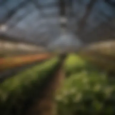 Harnessing Light: Effective Use of LEDs in Greenhouse Cultivation LED light bulbs in a greenhouse setting enhancing plant growth