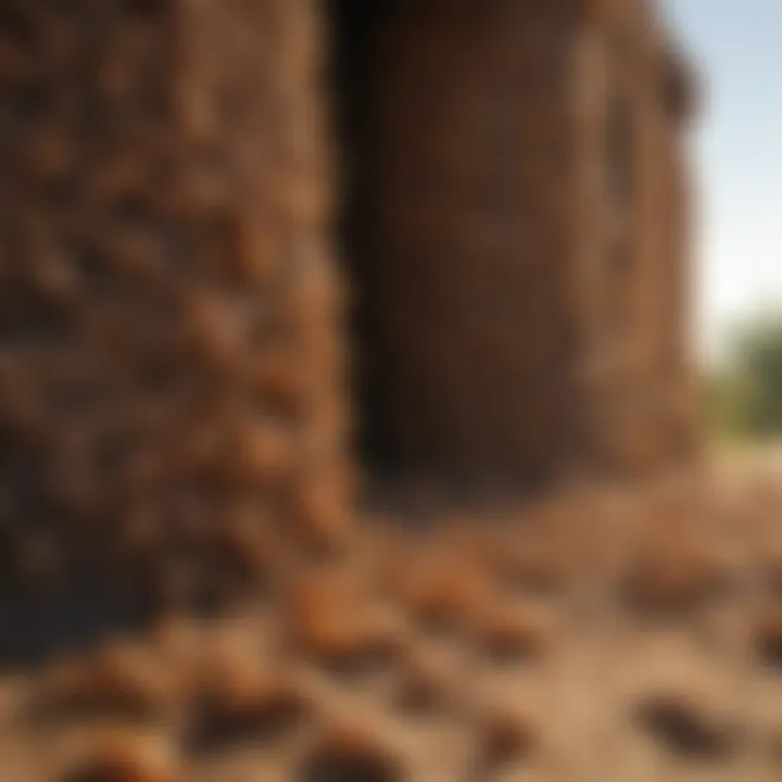 Visual representation of termite colony structure