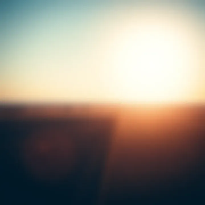 A beautiful expanse of farmland under a bright sky
