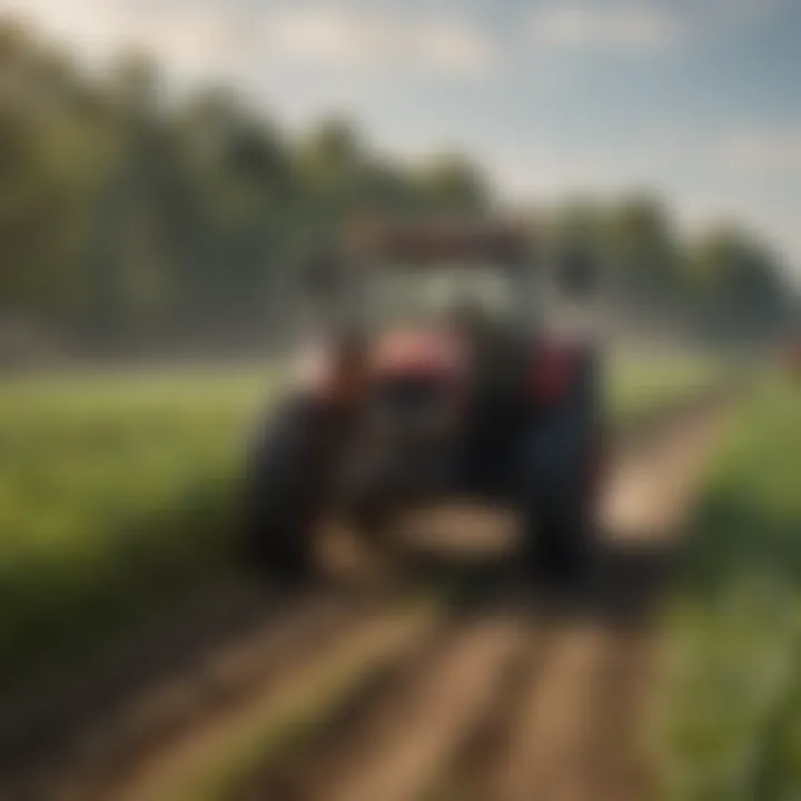 Application techniques for herbicides on crops