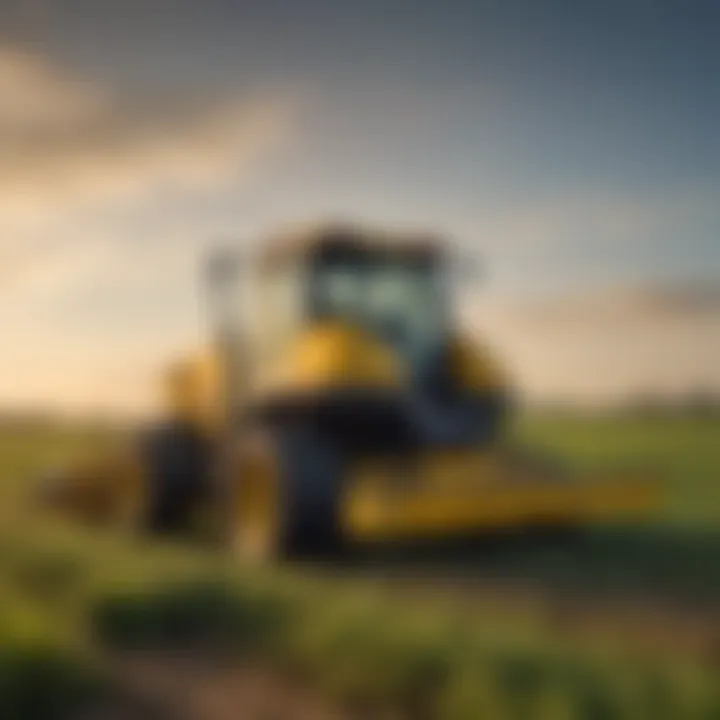 Vermeer Trailed Mower in action on a lush field illustrating operational efficiency