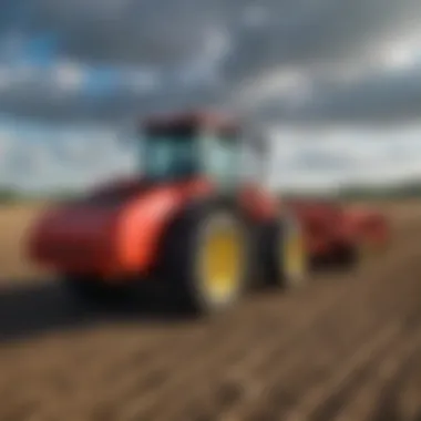 Variety of tractor attachments showcasing versatility in farming