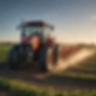 Innovative tractor control systems demonstrating modern technology
