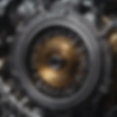 Engine Components for Enhanced Performance Close-up of tractor engine components highlighting efficiency