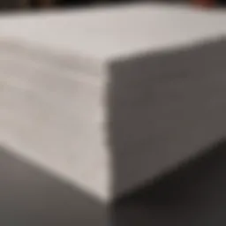 White coroplast sheets stacked for agricultural use
