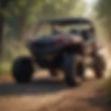 Utility UTV showcasing robust engine capabilities
