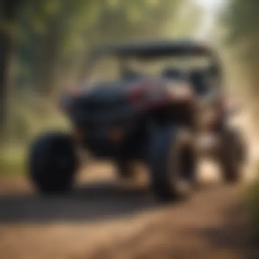 Utility UTV showcasing robust engine capabilities