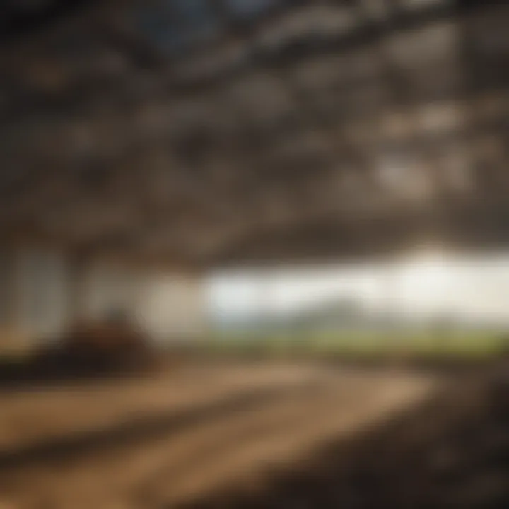 Exterior view of a 20 by 20 storage structure demonstrating robust construction materials suitable for agriculture.