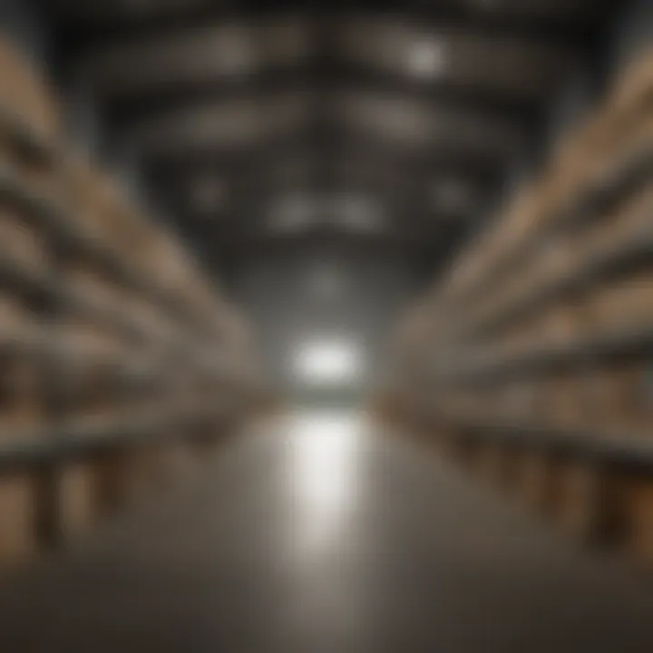 Interior view of a 20 by 20 storage building showcasing efficient organization for agricultural supplies.