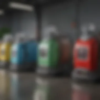 Diverse Range of Sanitizing Machines for Households Different types of sanitizing machines lined up