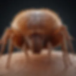 A close-up of a tick on a pet's fur demonstrating the need for early detection