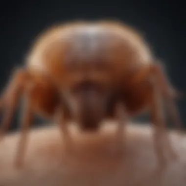 Importance of Early Detection in Tick Management A close-up of a tick on a pet's fur demonstrating the need for early detection