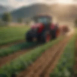 Modern agricultural technology in action