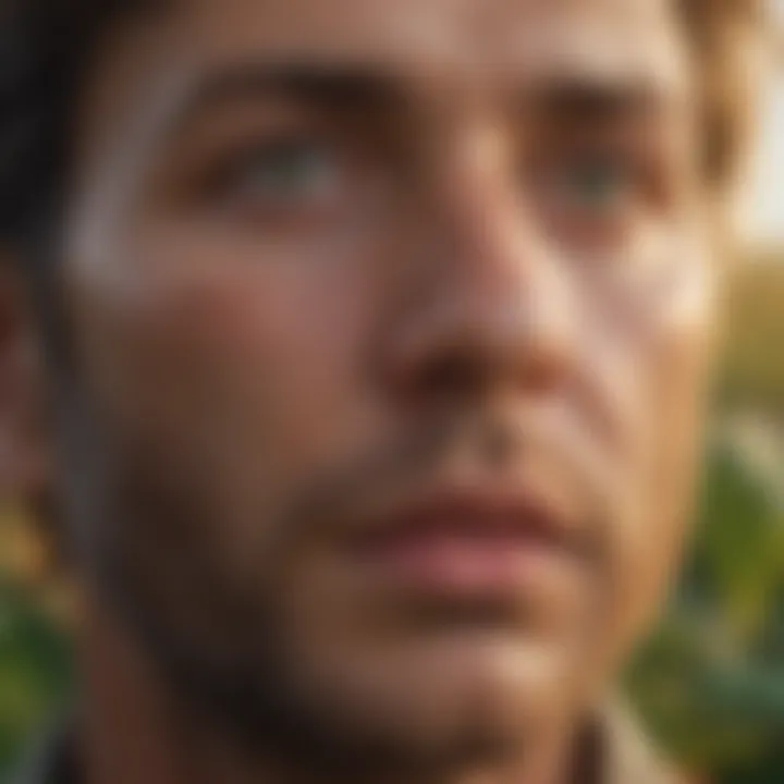 Conceptual image of mental clarity and focus